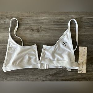 Boutinela V Cut Top White - Small (New w/ Tags)